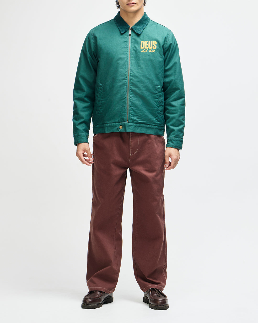 DEUS EX MACHINA CUTAWAY JACKET - RACING GREEN