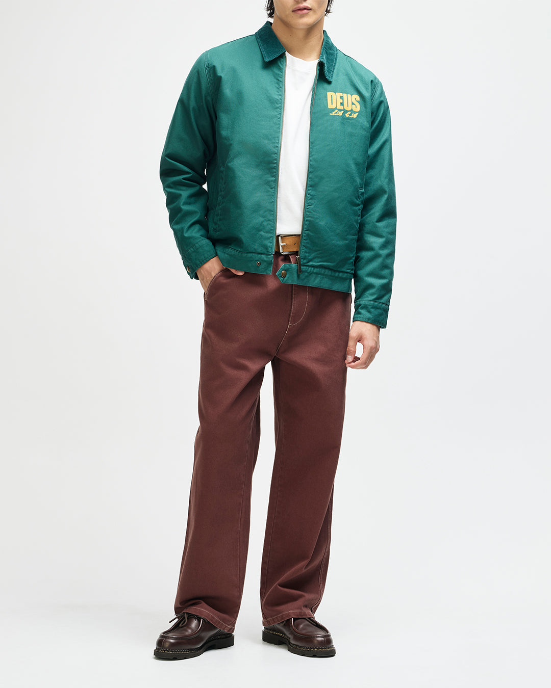 DEUS EX MACHINA CUTAWAY JACKET - RACING GREEN