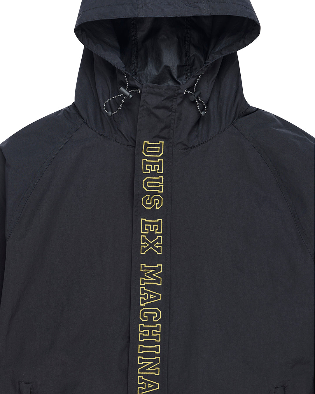 DEUS EX MACHINA MASTER STROKE ANORAK (PLAIN) - BLACK