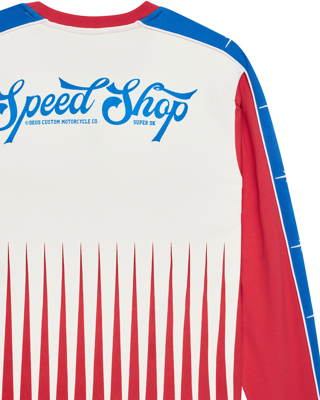 DEUS EX MACHINA TRIFE LIFE MOTO JERSEY - TOFU WHITE