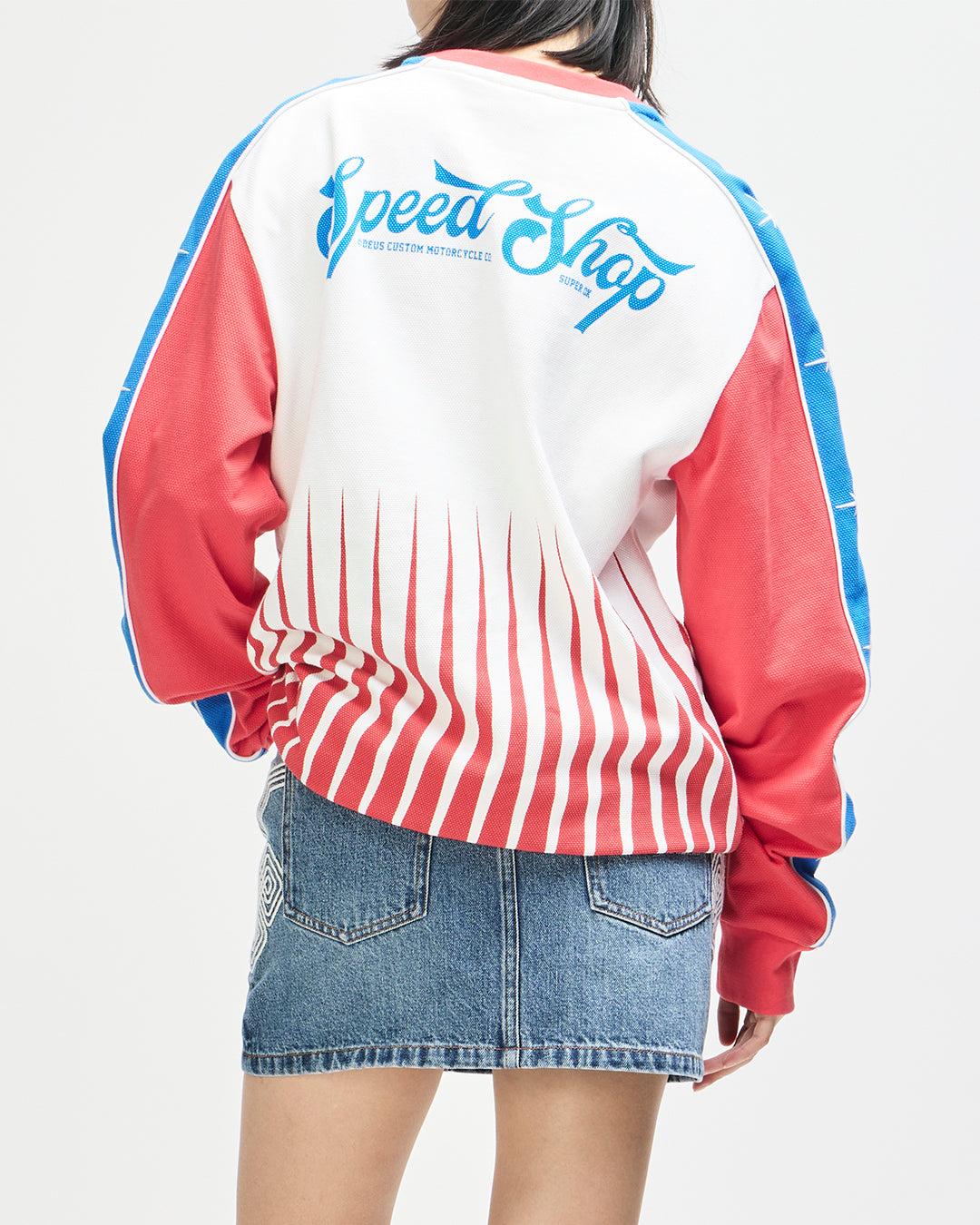 DEUS EX MACHINA TRIFE LIFE MOTO JERSEY - TOFU WHITE