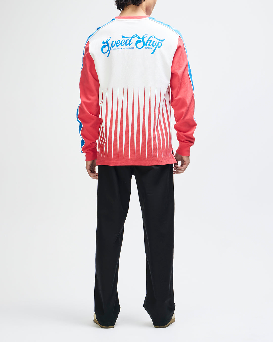 DEUS EX MACHINA TRIFE LIFE MOTO JERSEY - TOFU WHITE
