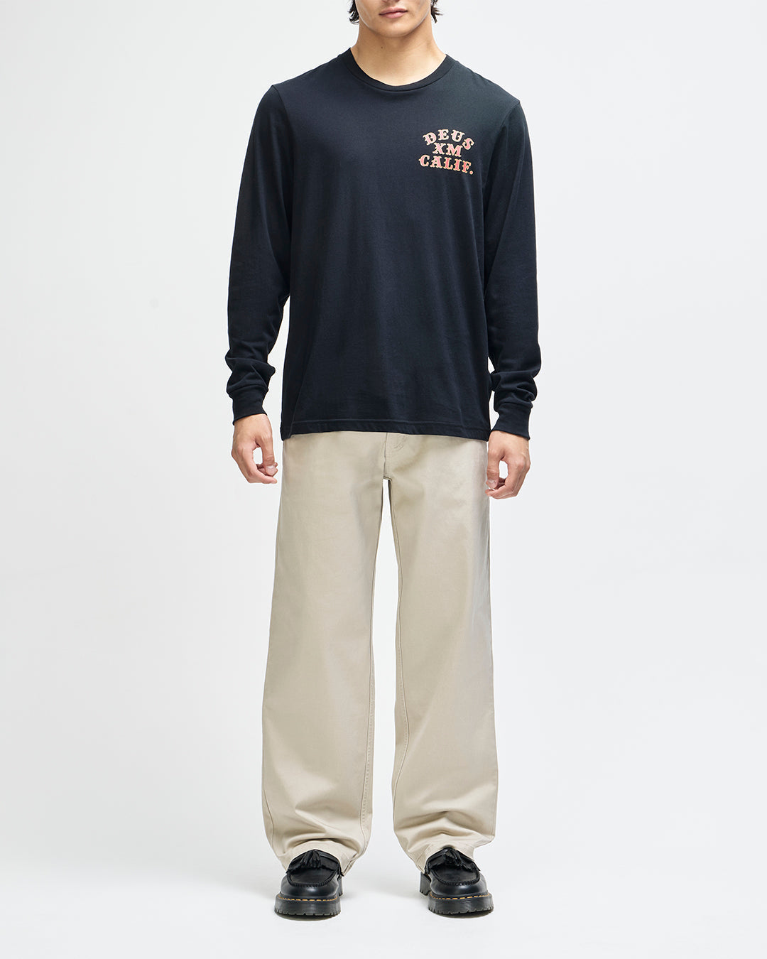DEUS EX MACHINA QUICK STRIKE LS TEE - BLACK