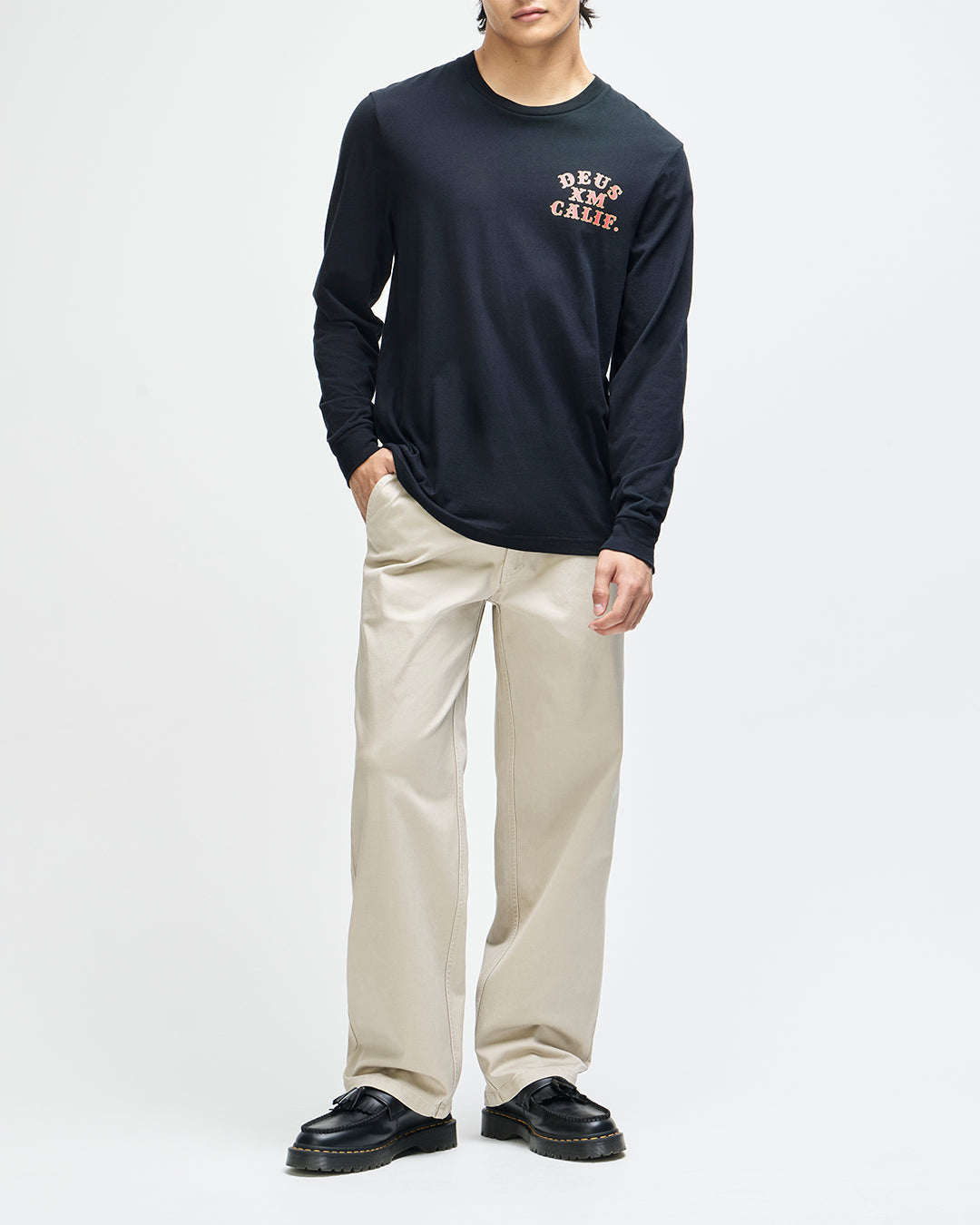 DEUS EX MACHINA QUICK STRIKE LS TEE - BLACK
