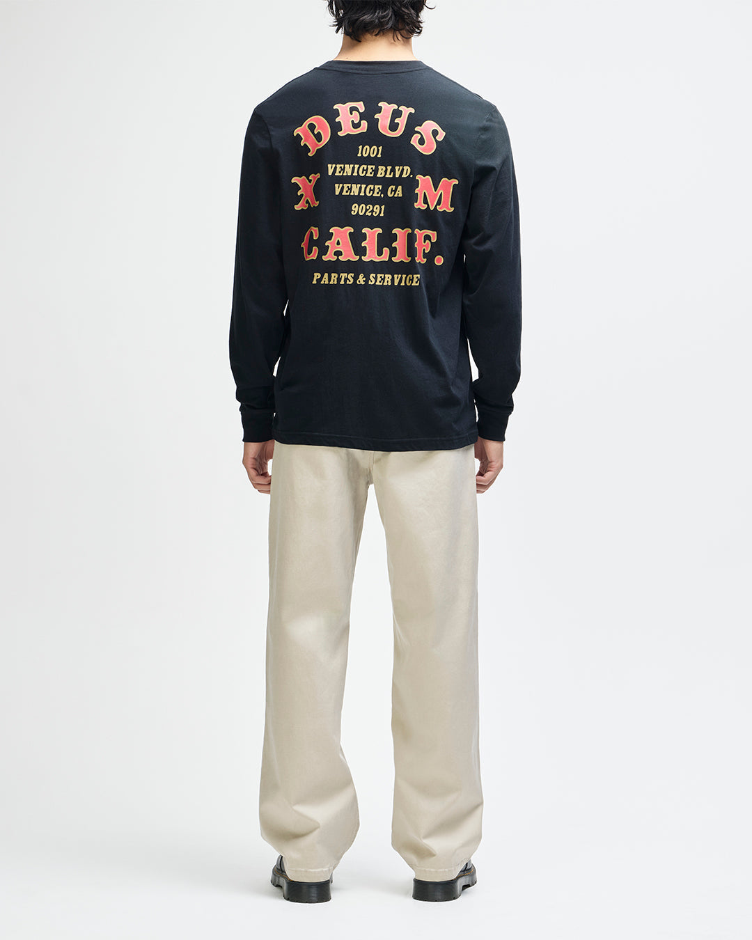 DEUS EX MACHINA QUICK STRIKE LS TEE - BLACK