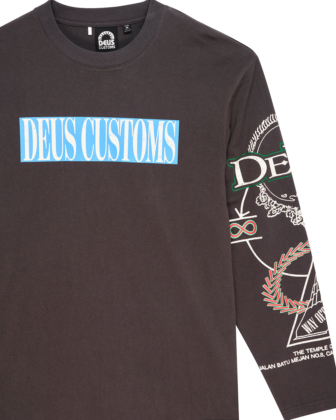DEUS EX MACHINA SUNDANCE LS TEE - ANTHRACITE GREY