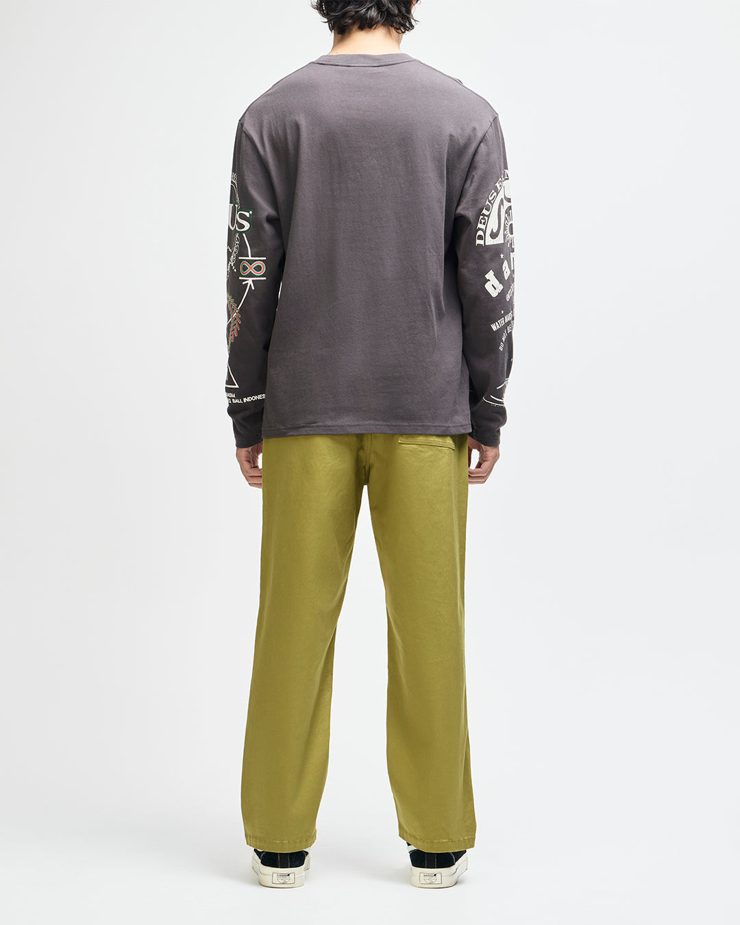 DEUS EX MACHINA SUNDANCE LS TEE - ANTHRACITE GREY