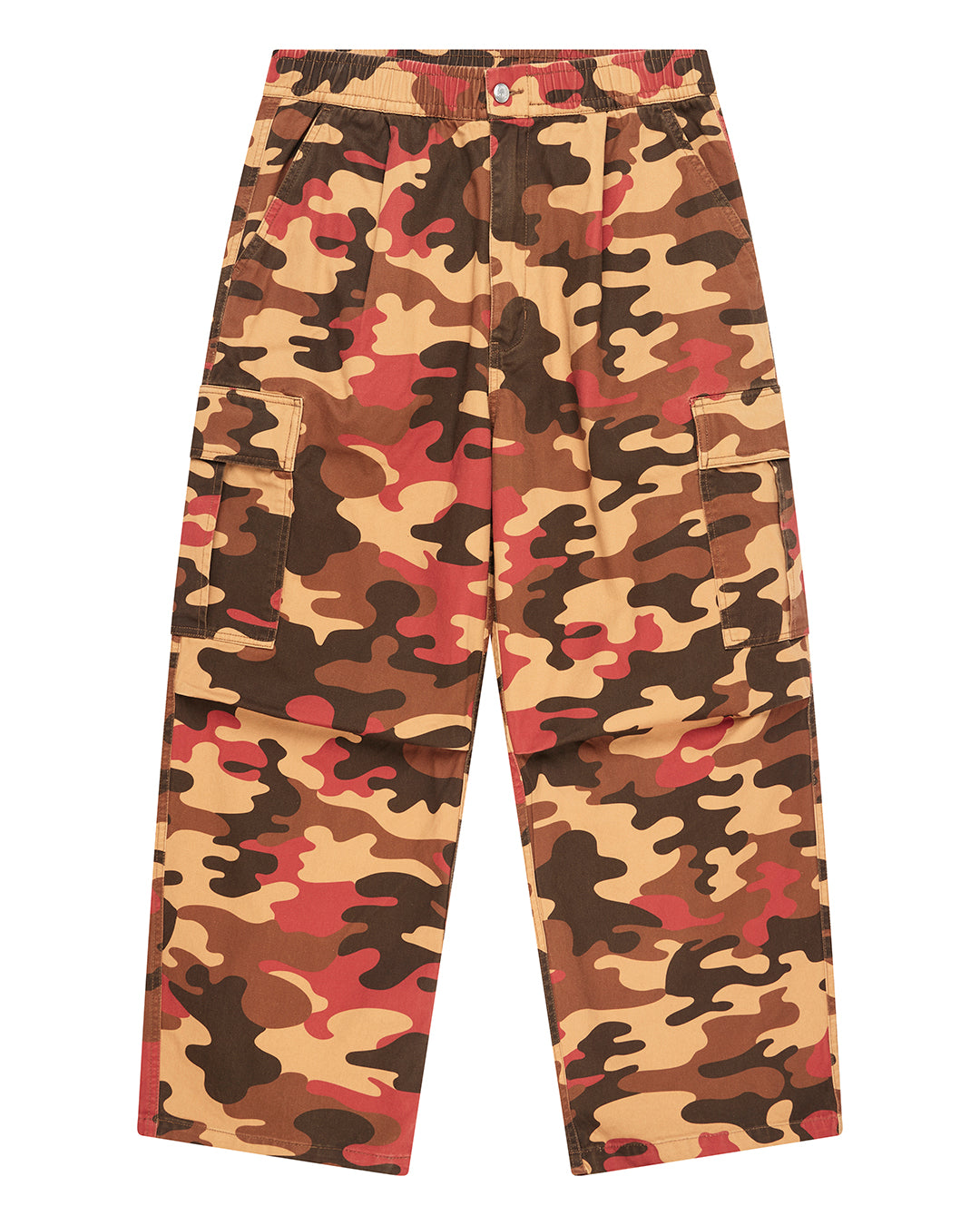 ombre-cargo-pant-rust-camo|Flatlay