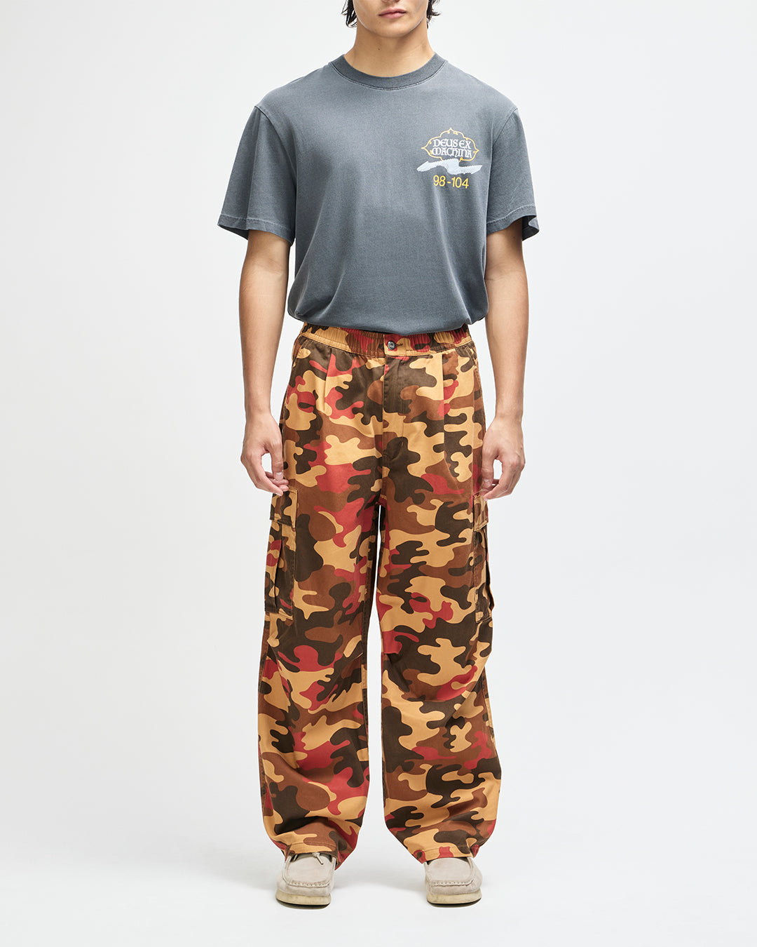 DEUS EX MACHINA OMBRE CARGO PANT - RUST CAMO