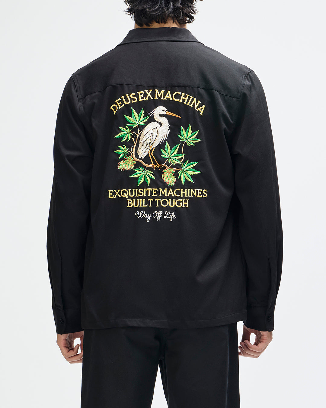 forbidden-fruit-bowling-shirt-black|Model