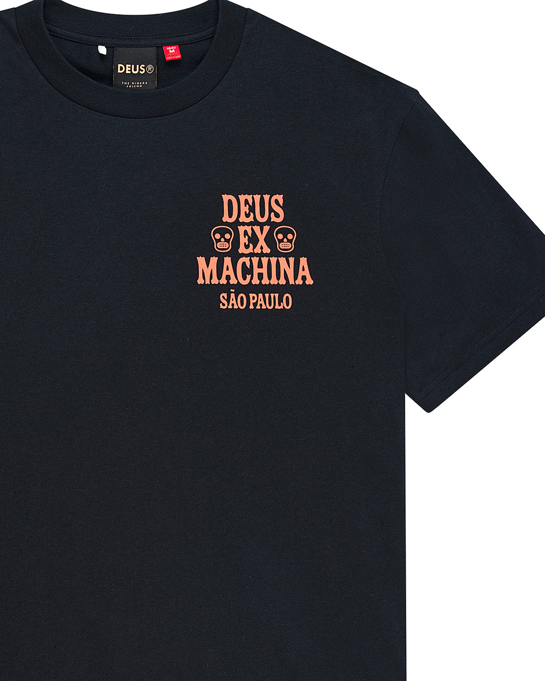 DEUS EX MACHINA SAO PAULO CERAMIC TEE - BLACK