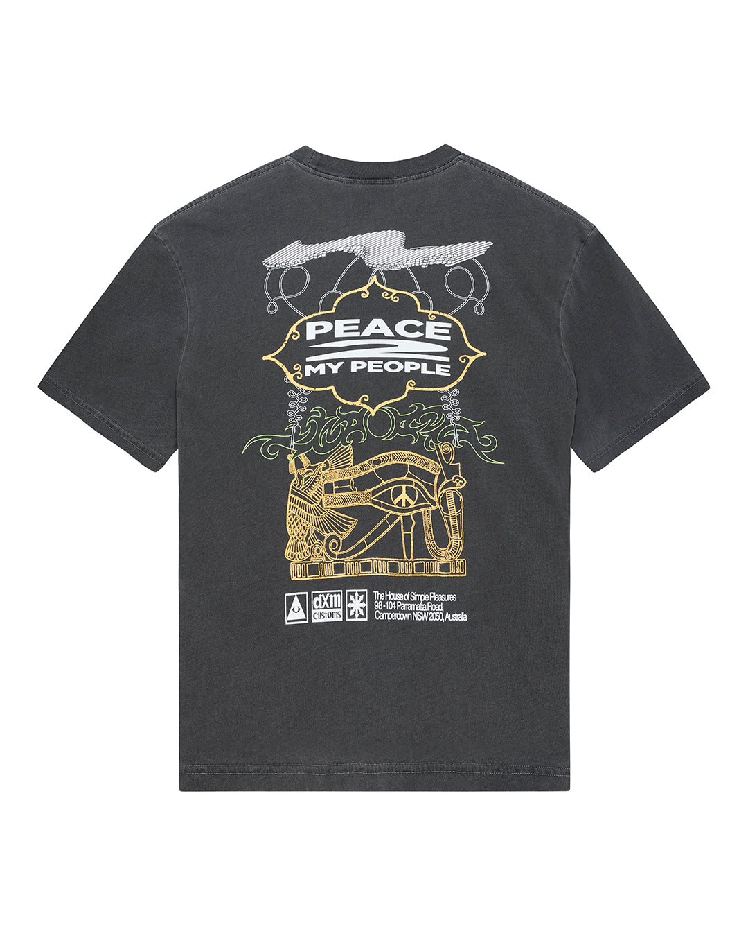 easy-peacey-tee-anthracite-grey|Flatlay