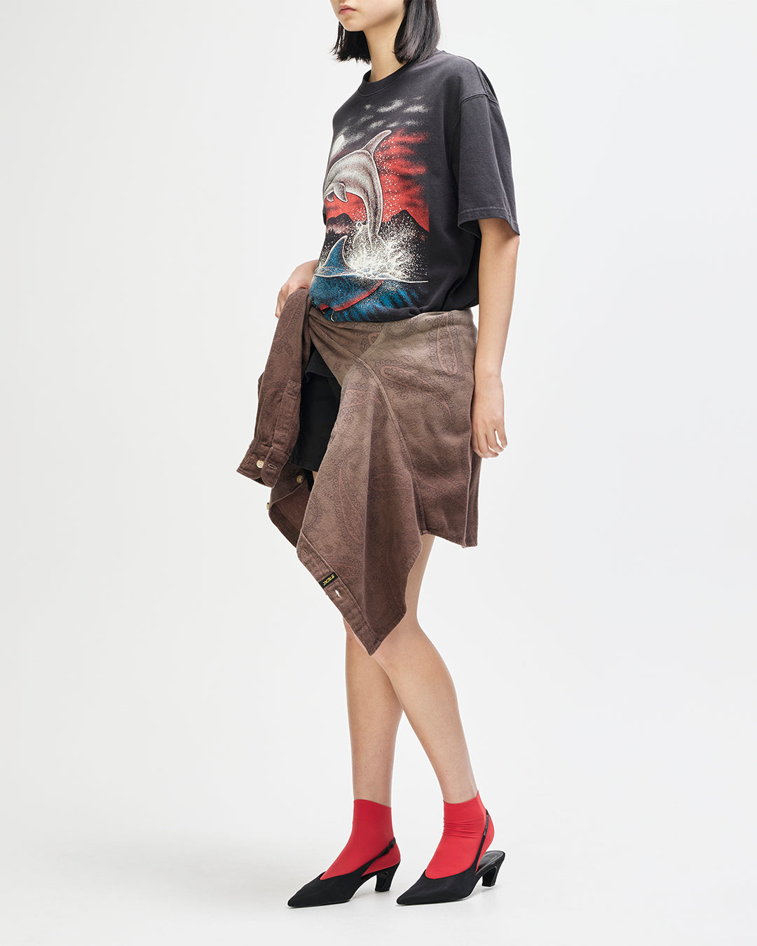 DEUS EX MACHINA LOVERS OS TEE - BLACK BEAUTY