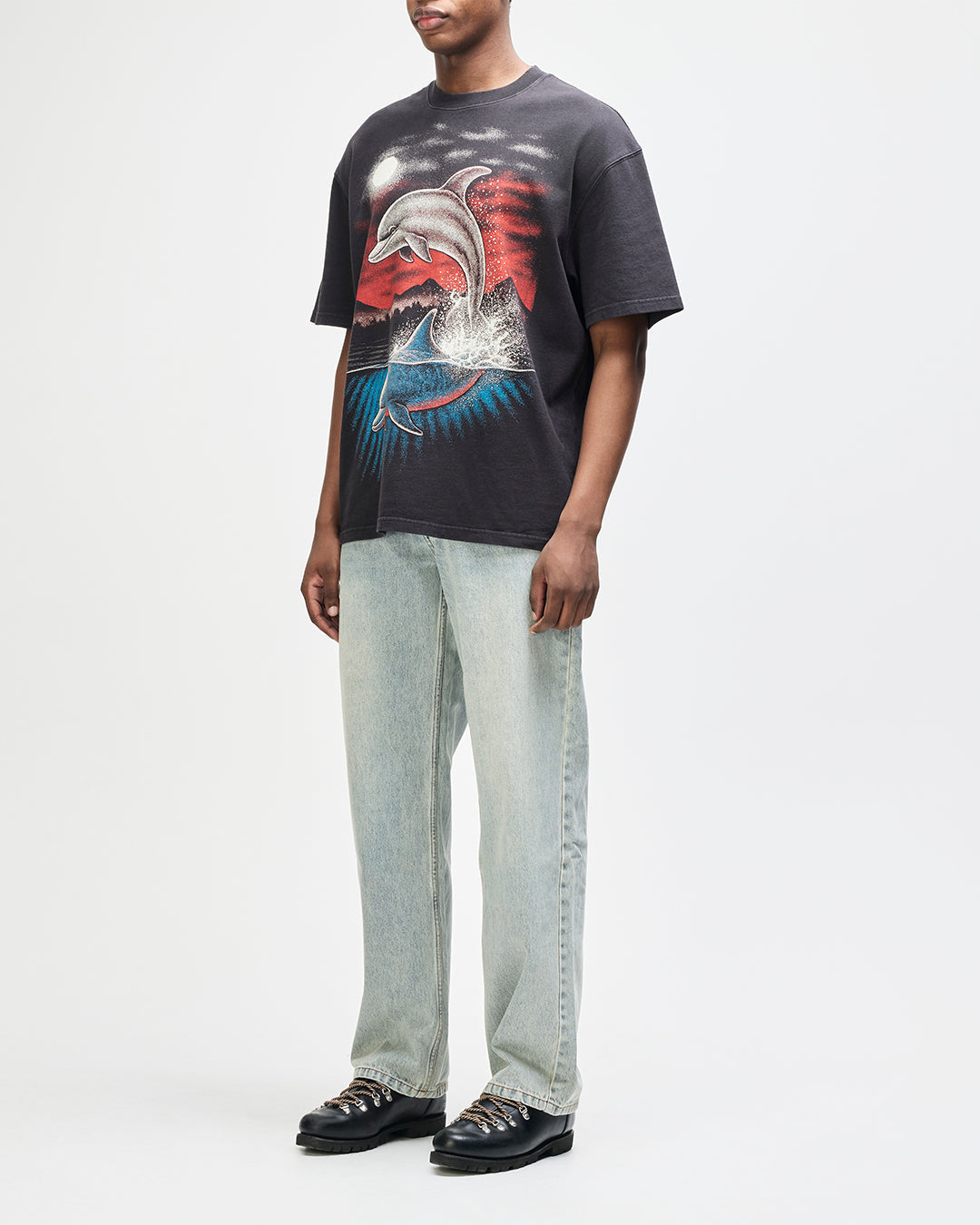 DEUS EX MACHINA LOVERS OS TEE - BLACK BEAUTY