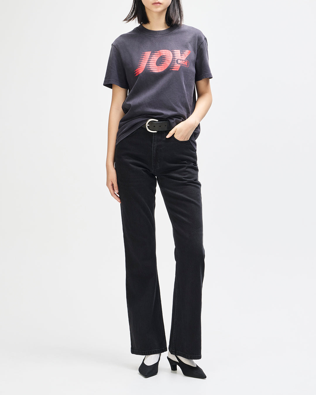 DEUS EX MACHINA FAST TIMES TEE - BLACK BEAUTY