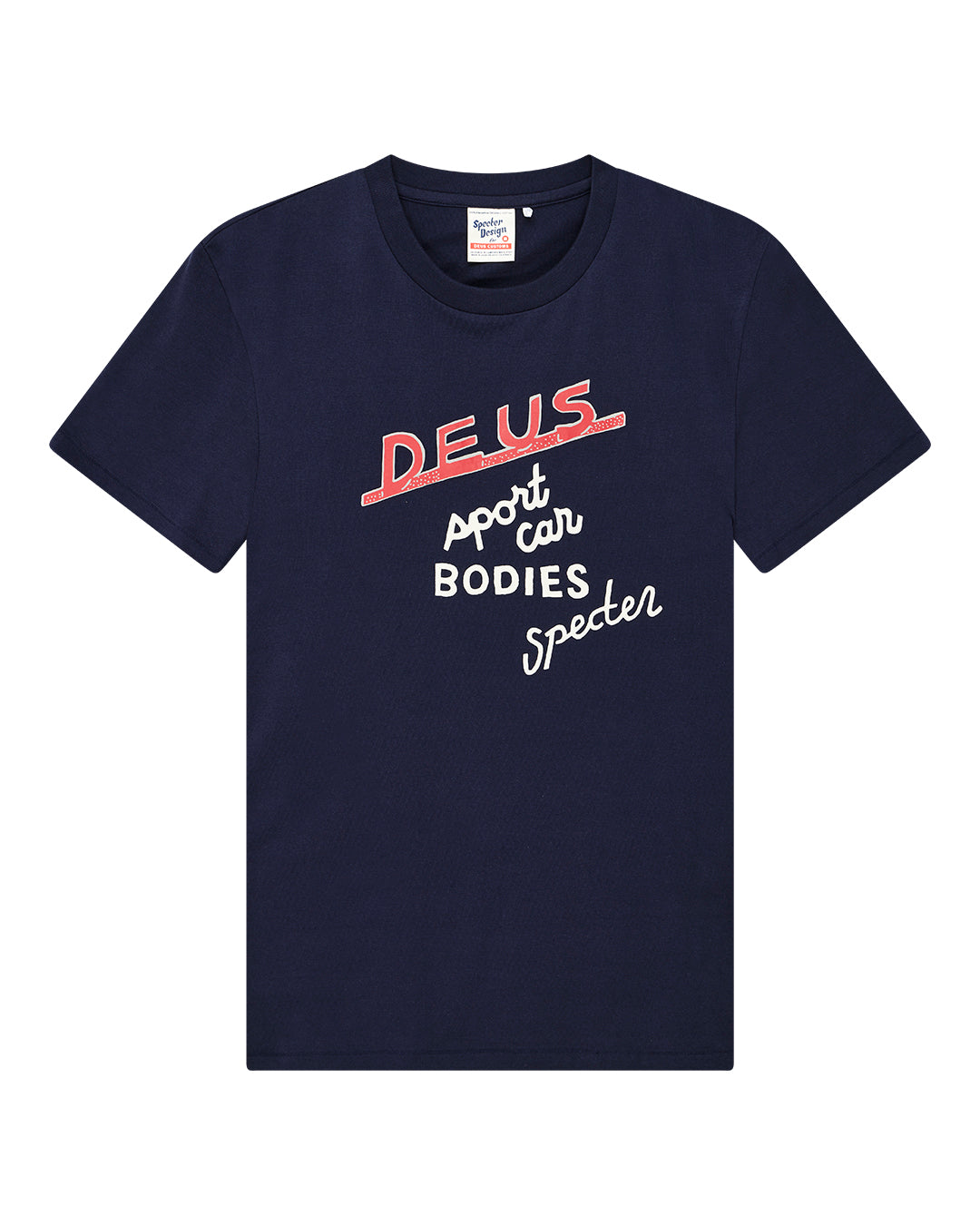 specter-workshop-tee-azure-navy|Flatlay