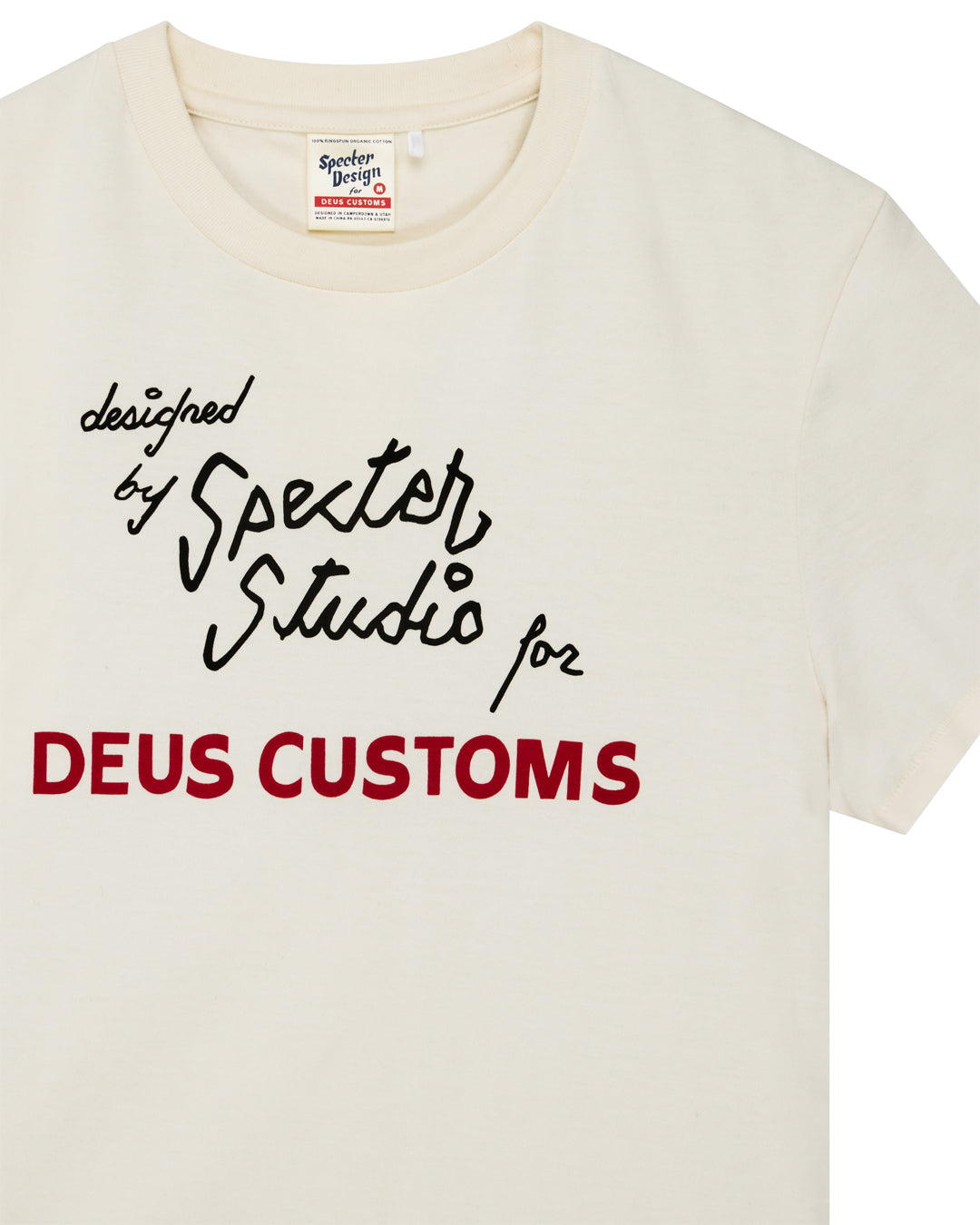 DEUS EX MACHINA SPECTER RARE BIRDS TEE - PRISTINE WHITE