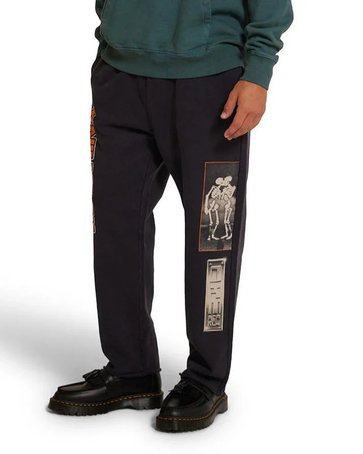 Deus Ex Machina Re-Circulation Trackpant — Caviar — view 4