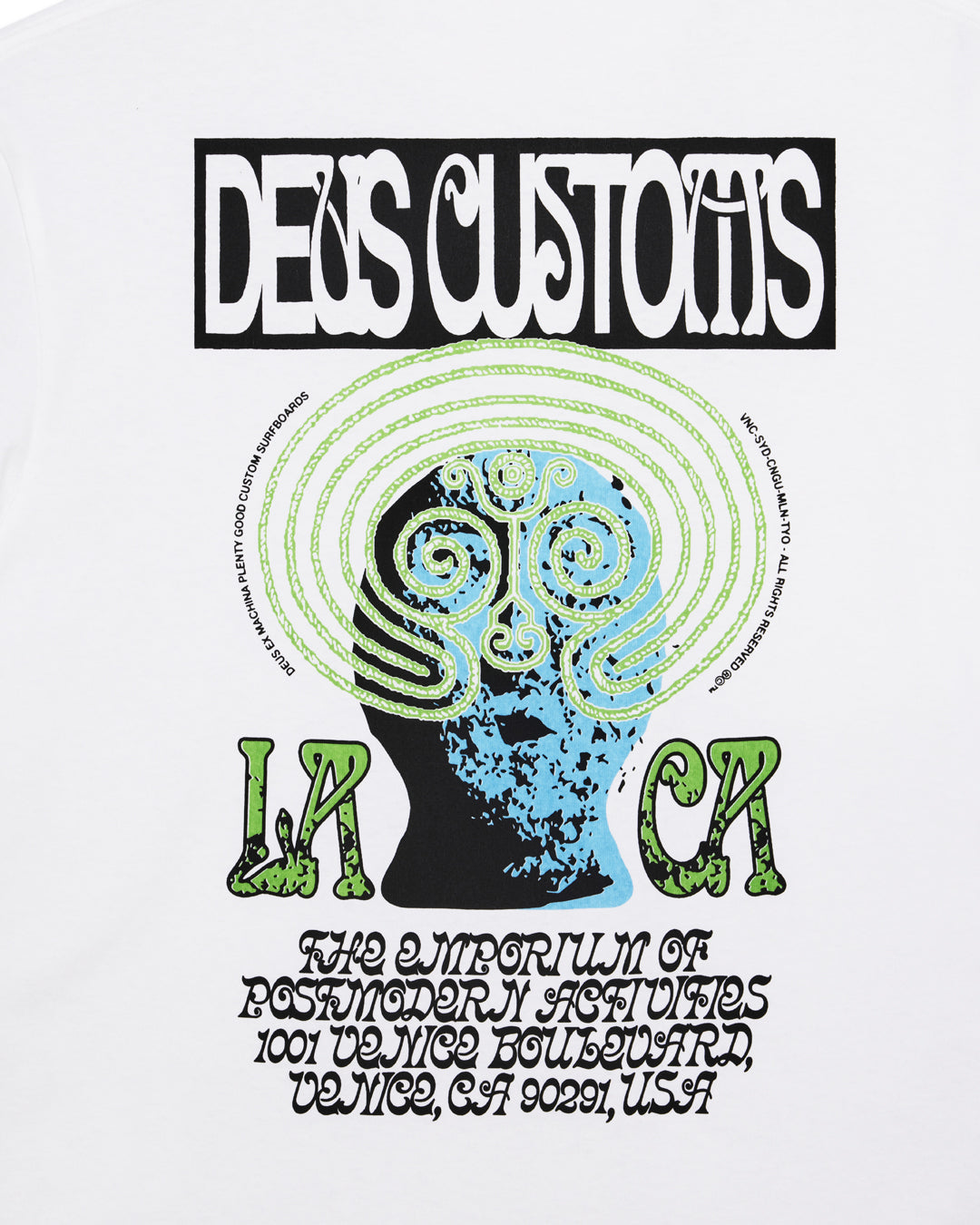 DEUS EX MACHINA LABYRINTH TEE - VINTAGE WHITE
