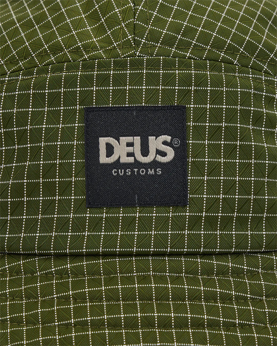 Deus Detours Bucket Hat — Pine Green — view 3