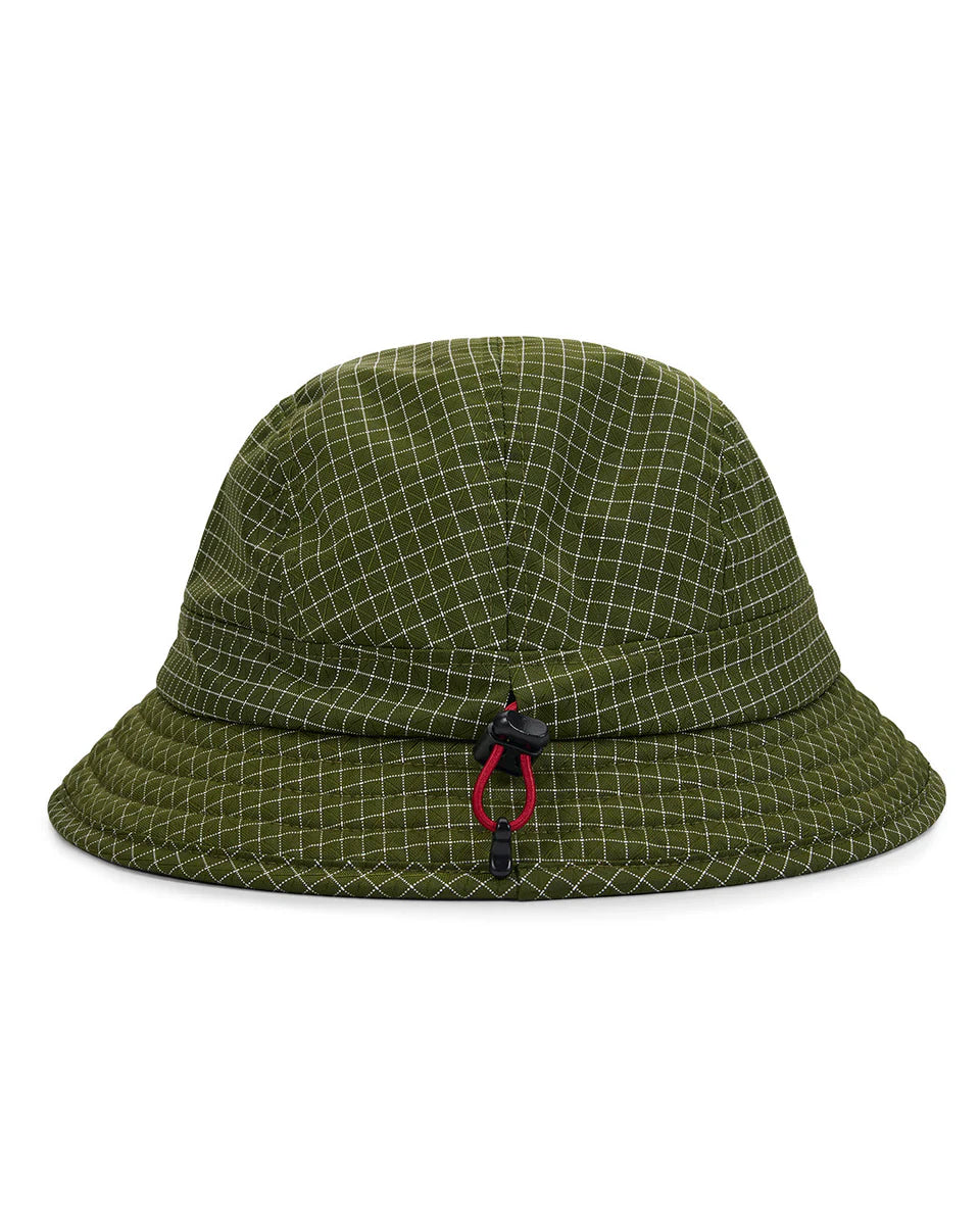 Deus Detours Bucket Hat — Pine Green — view 2