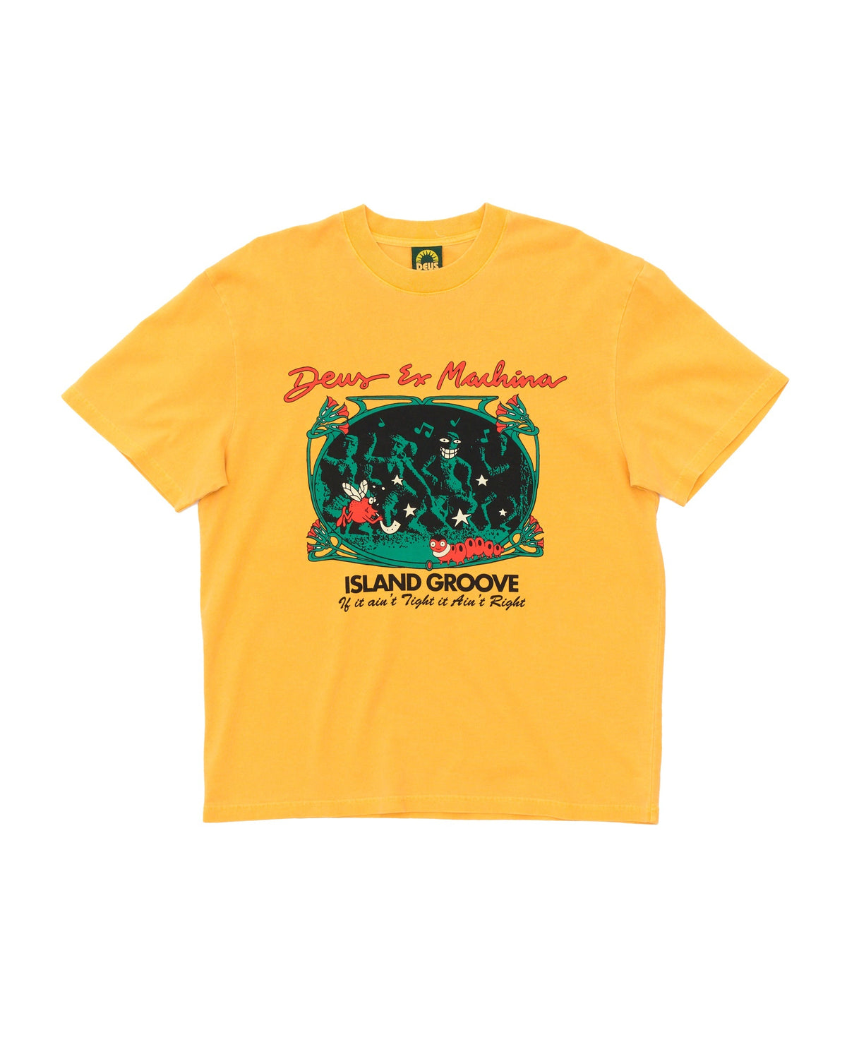 Island Groove Tee - Radiant Yellow|Flatlay