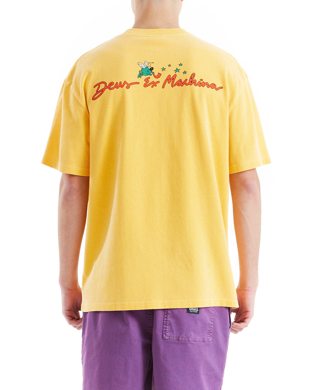 Island Groove Tee - Radiant Yellow|Model