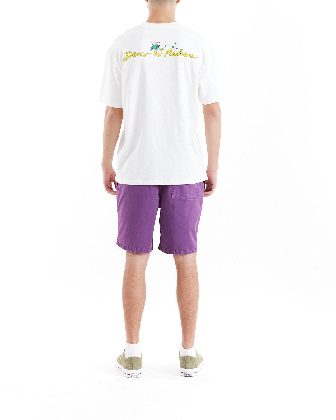 Island Groove Tee - Vintage White|Model