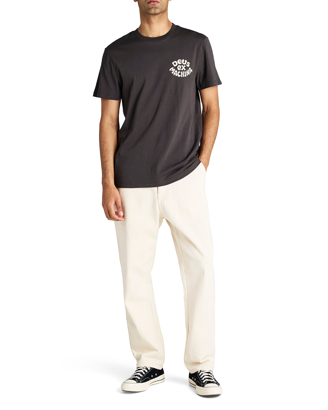 DEUS EX MACHINA SQUEAK TEE - ANTHRACITE
