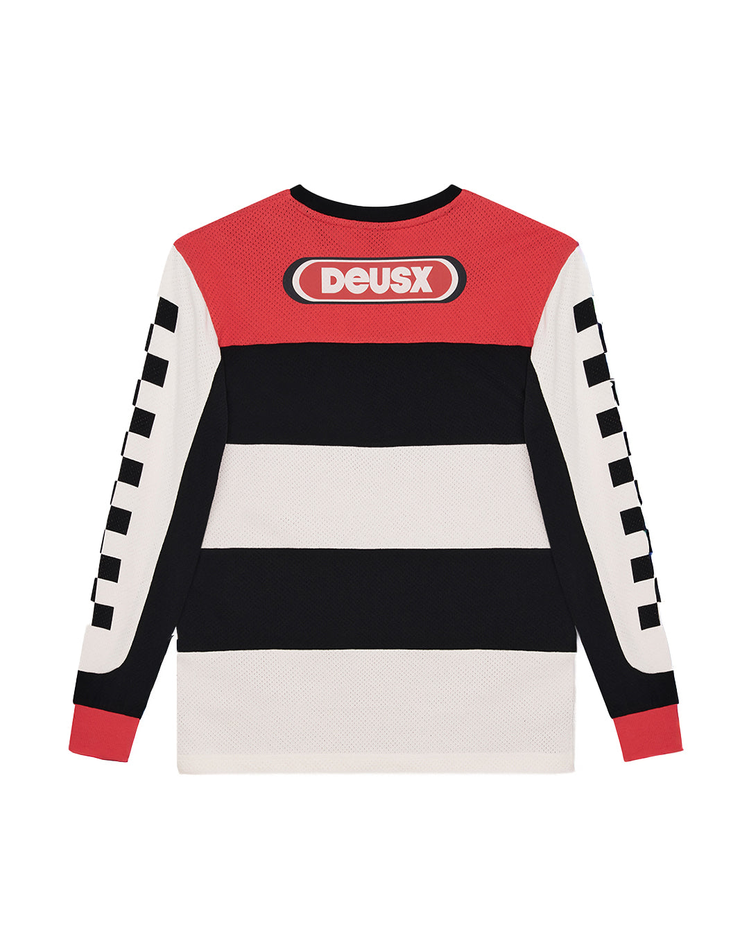 Vilander Moto Jersey - Valiant Red Combo|Flatlay