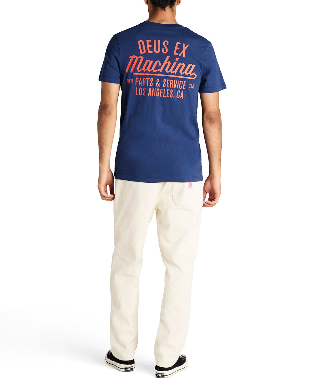 DEUS EX MACHINA OVERBITE TEE - MECHANIC BLUE