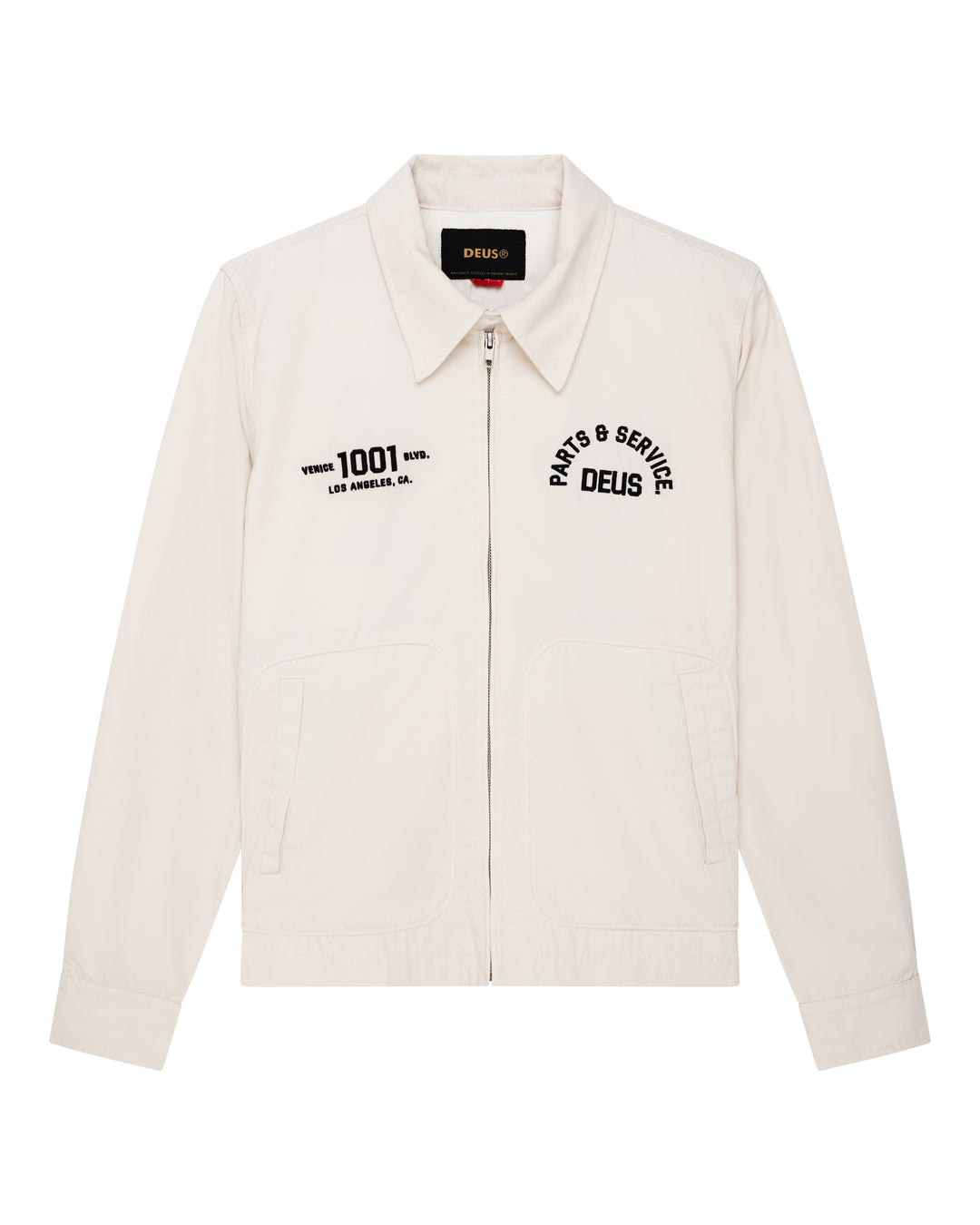 Teller Drizzler Jacket - Vintage White|Flatlay