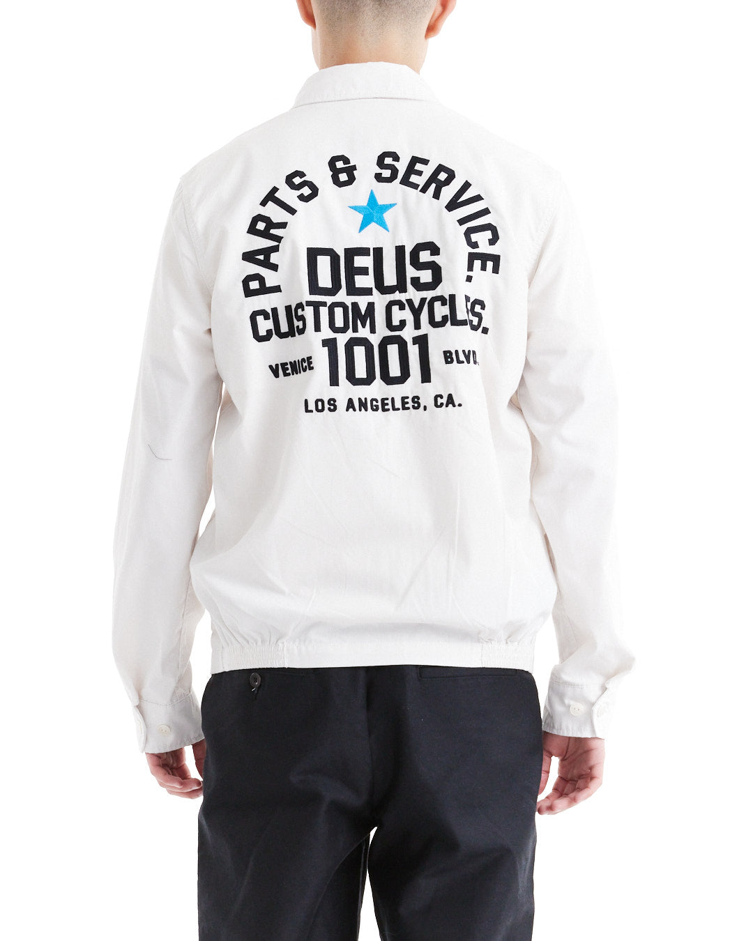 Teller Drizzler Jacket - Vintage White|Model