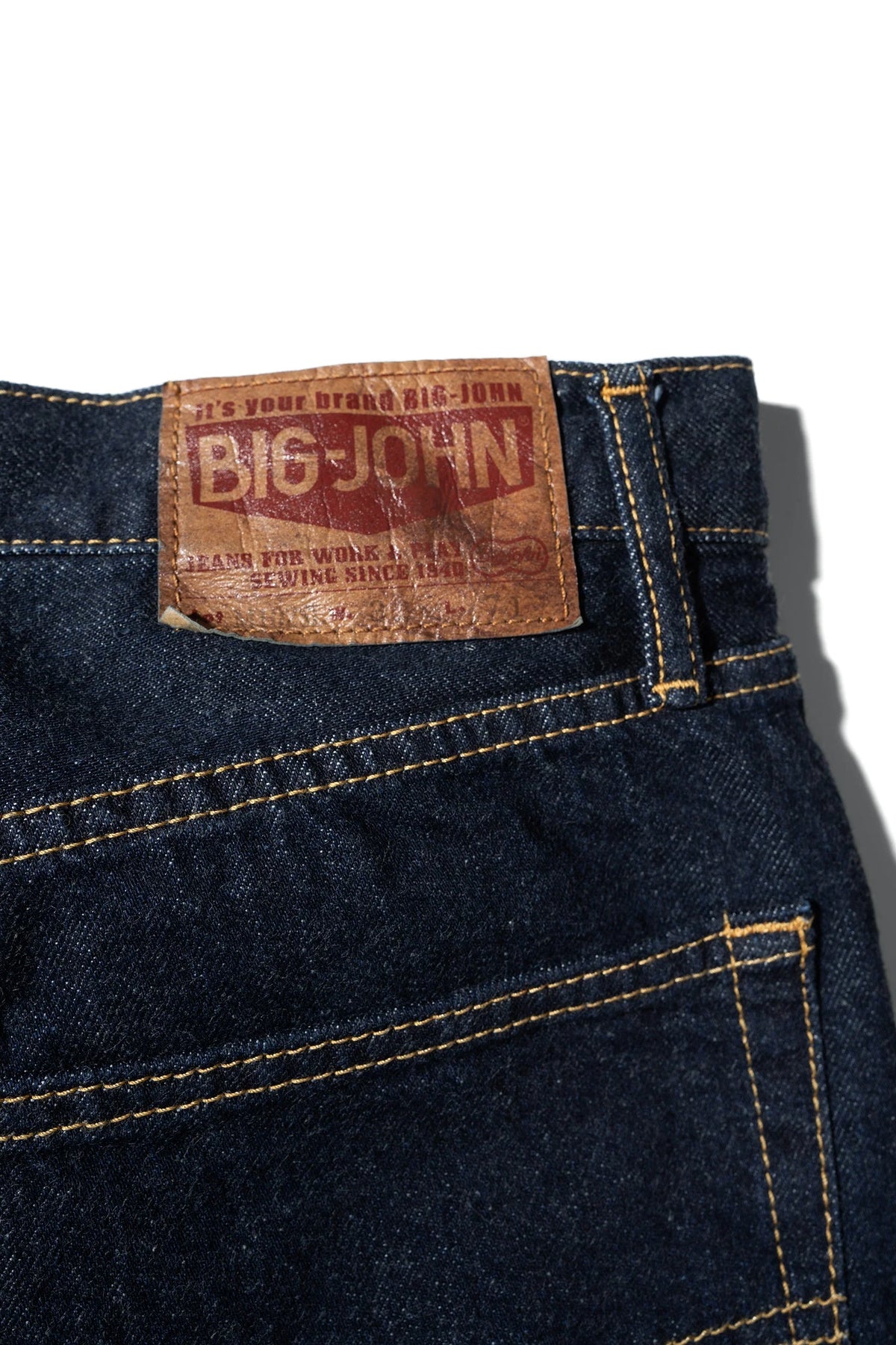 Big John M102SL Vintage '60s Classic Straight Fit — Indigo — view 10