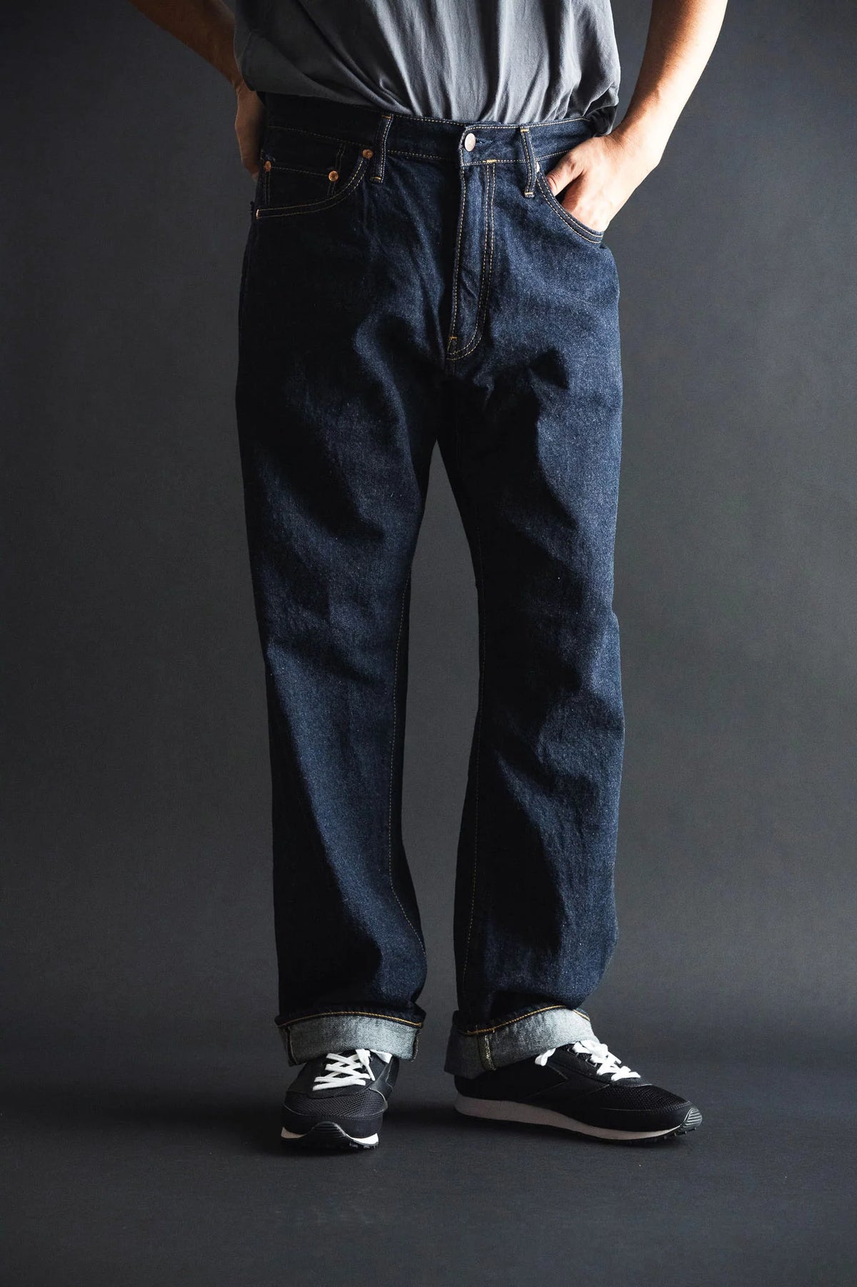 Big John M102SL Vintage '60s Classic Straight Fit — Indigo — view 5