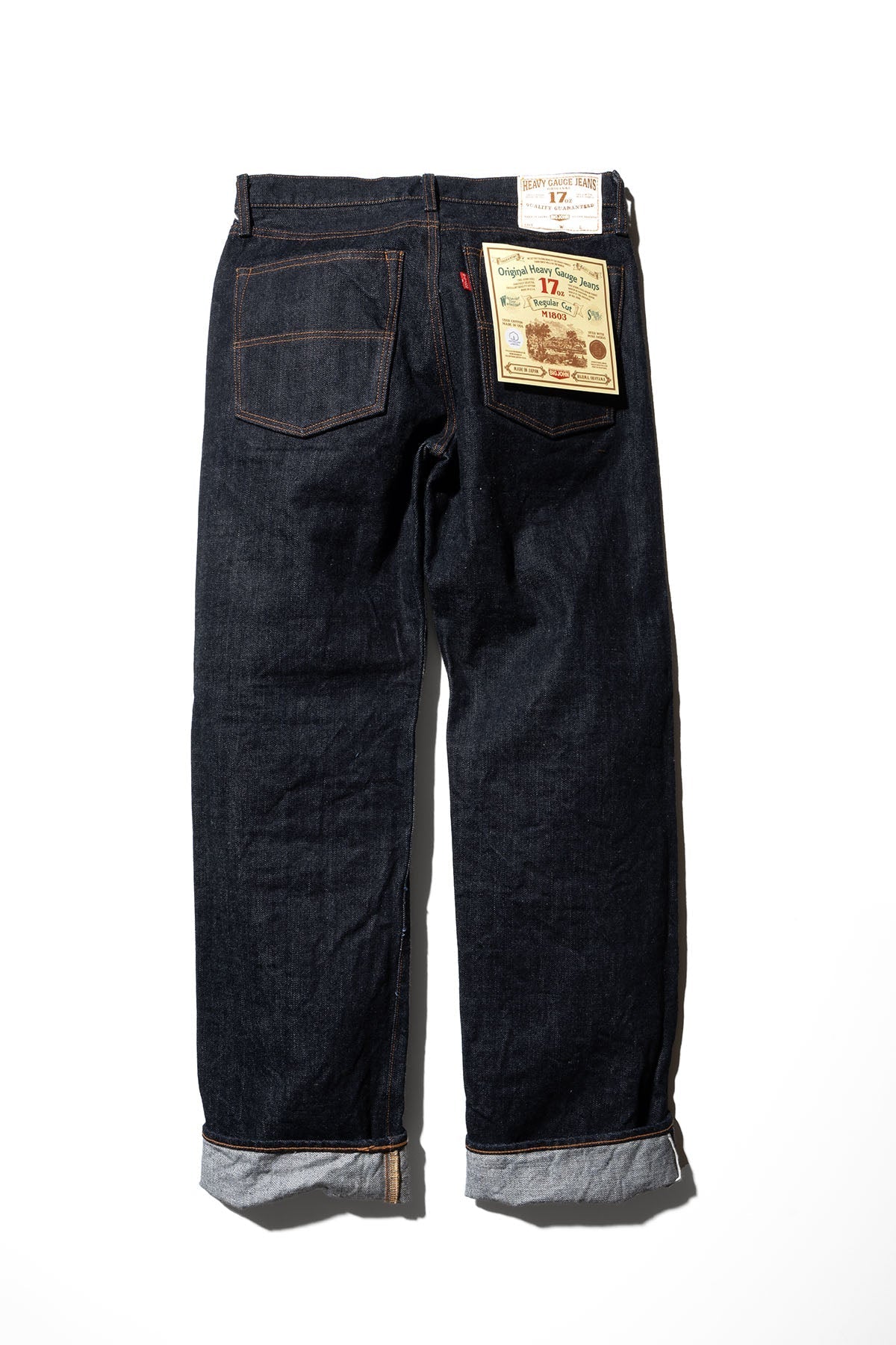 Big John M1803 17oz Heavy Gauge Jeans Straight Fit — Indigo — view 3