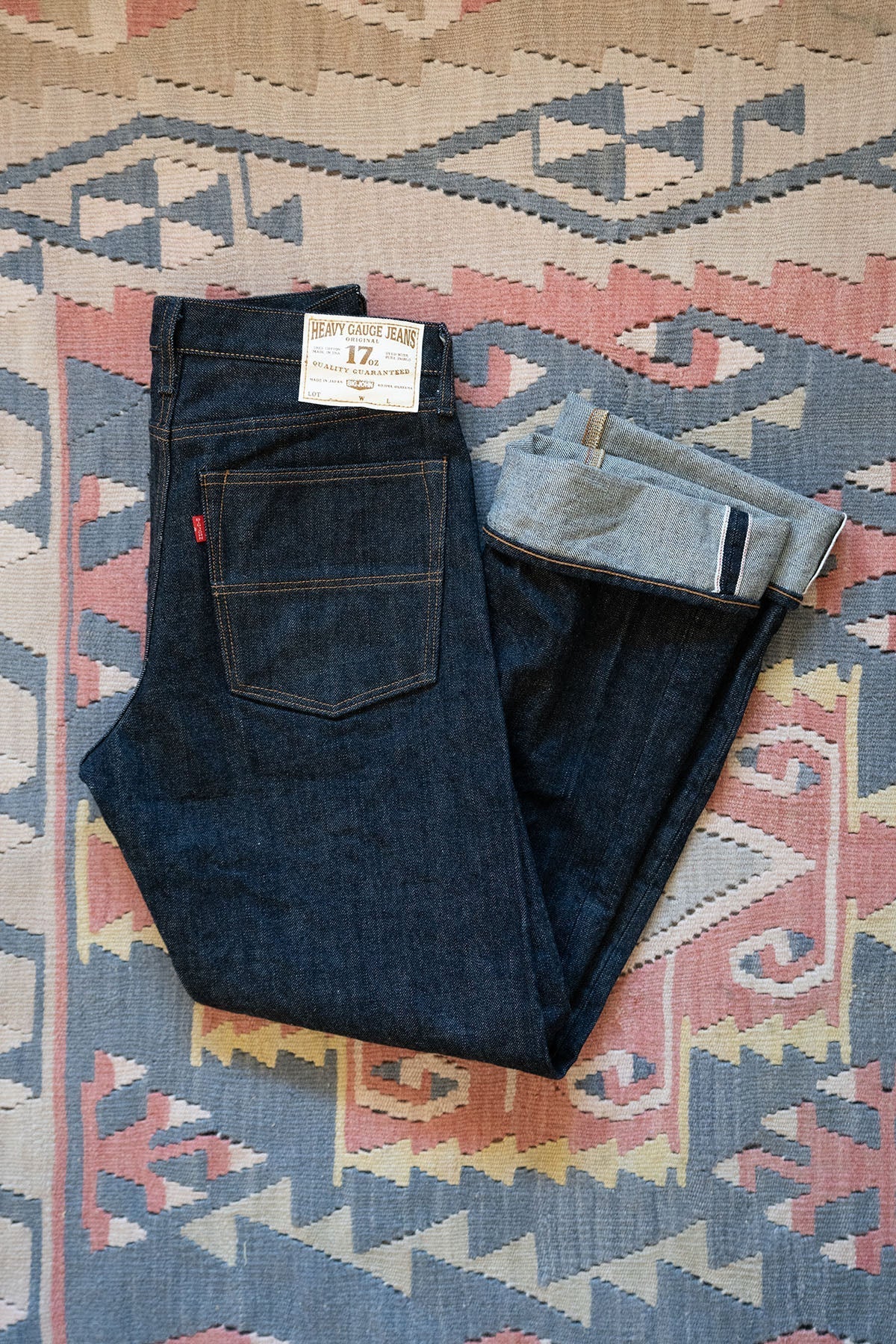 Big John M1803 17oz Heavy Gauge Jeans Straight Fit — Indigo — view 10