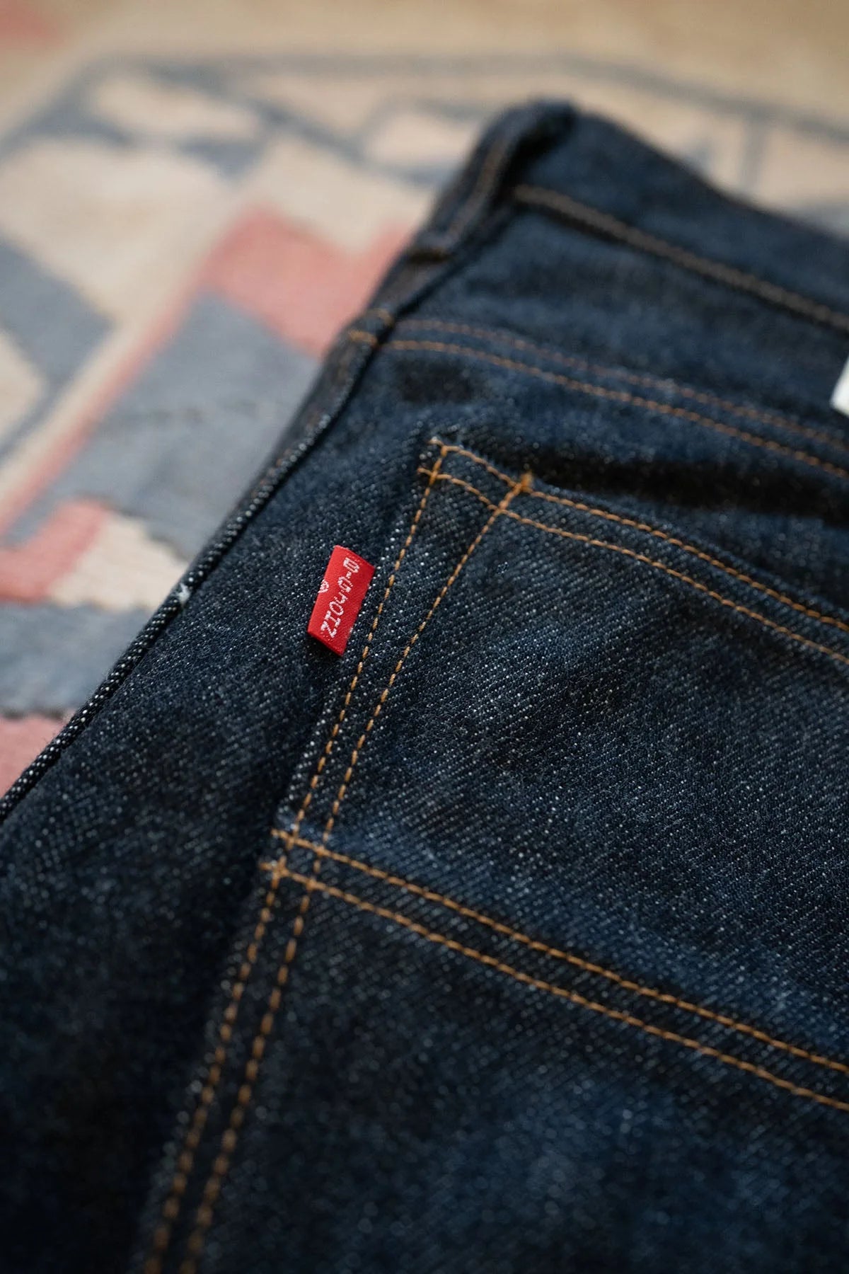 Big John M1803 17oz Heavy Gauge Jeans Straight Fit — Indigo — view 6