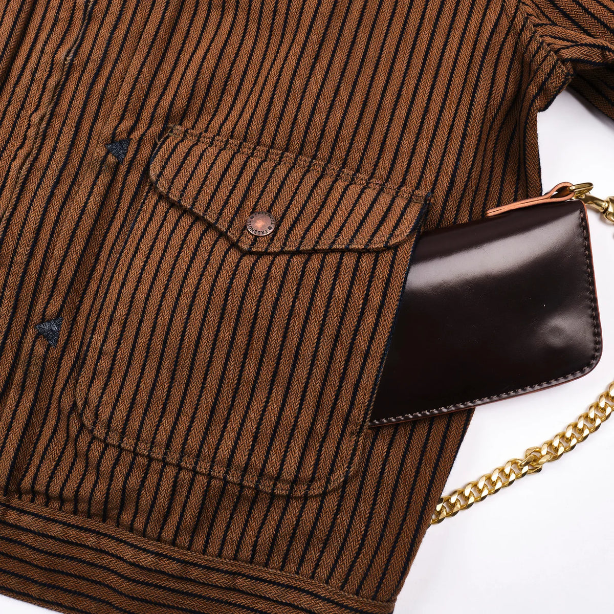 FREENOTE FARO - BROWN HERRINGBONE DOBBY
