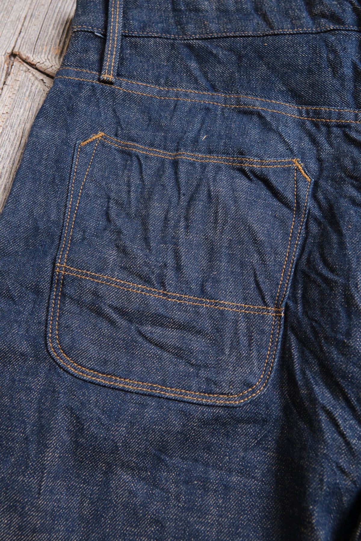 Freenote Belford Straight Cut 13 Ounce — Natural Rinsed Denim — view 13