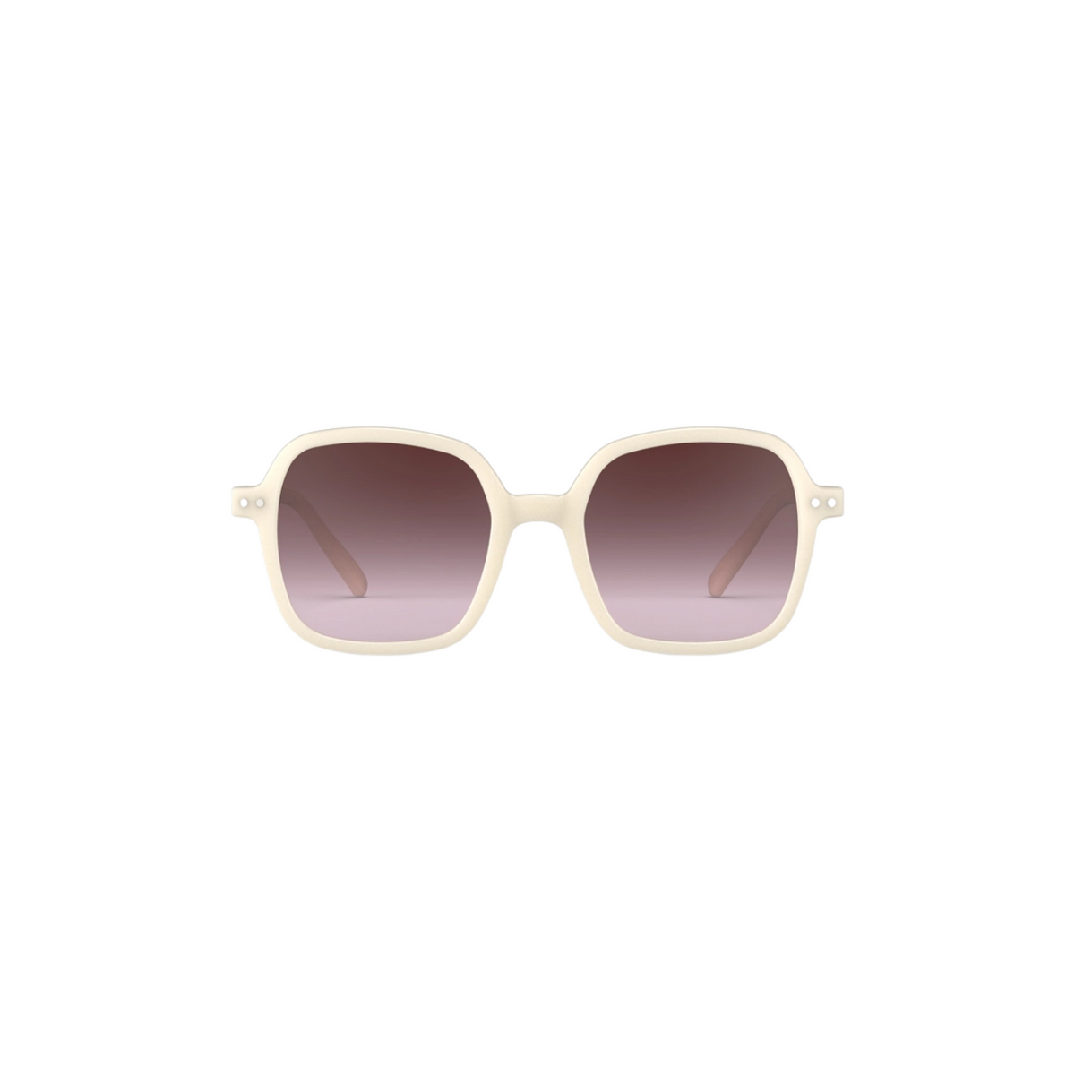 Izipizi Sun Office Vintage Cream Violet Shading Lenses_vintage Cream — front view