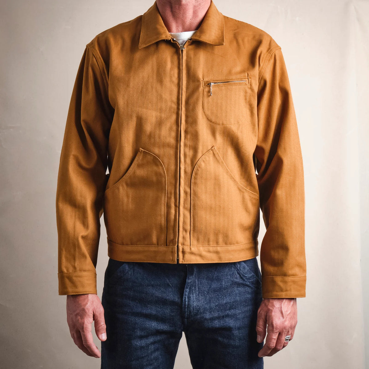 FREENOTE KIRTHWOOD 13 OUNCE - RUST HERRINGBONE