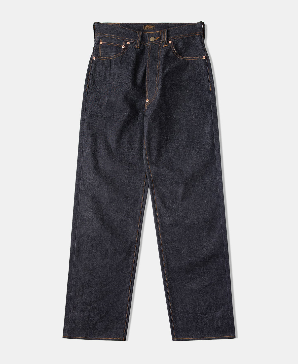 MILITORA LOT 809 1940S WIDE-LEG SELVEDGE DENIM TROUSERS