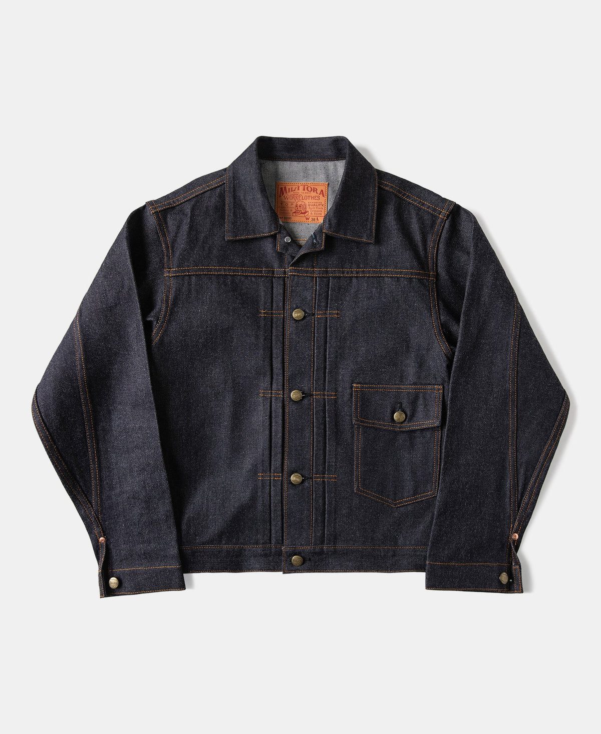 MILITORA LOT 809J 1940S TYPE 1 SELVEDGE DENIM JACKET