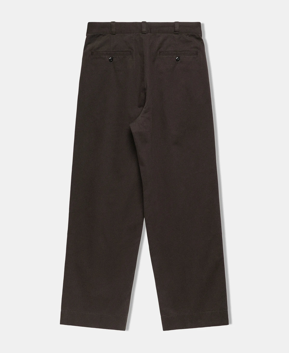 MILITORA LOT 833 1950S HEAVYWEIGHT WIDE MILITARY TROUSERS - COFFEE