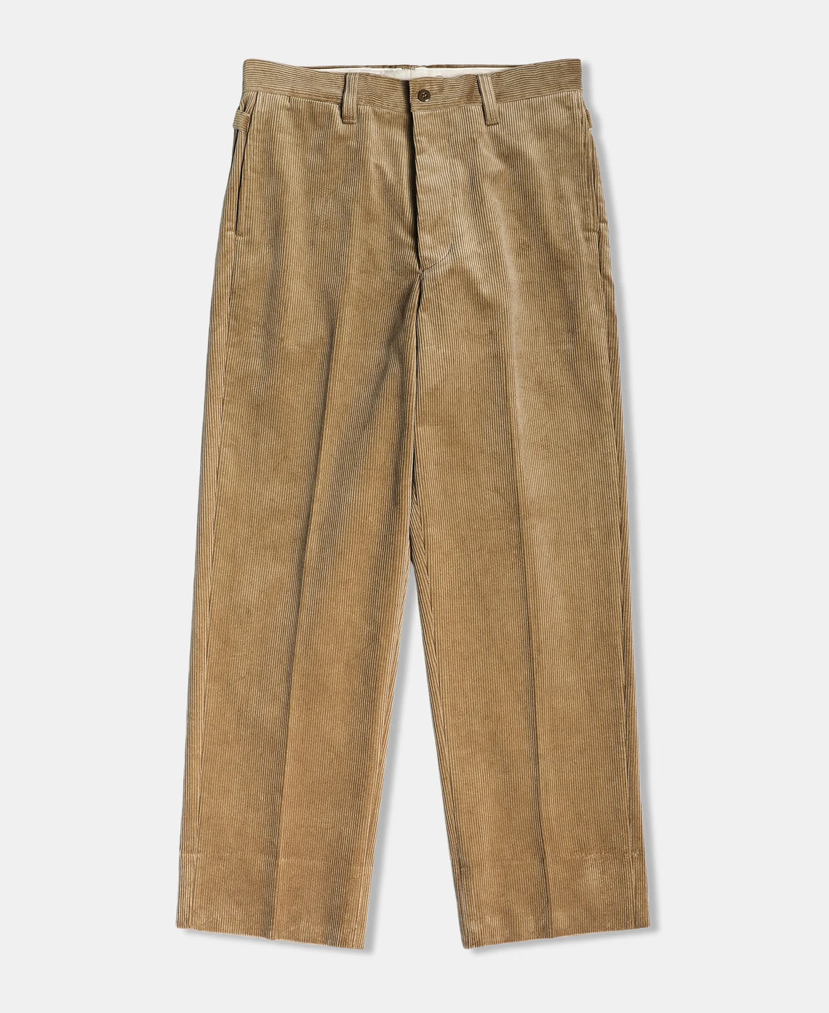 MILITORA LOT 840 9.5 WALE 1940S CORDUROY WORK PANTS - KHAKI