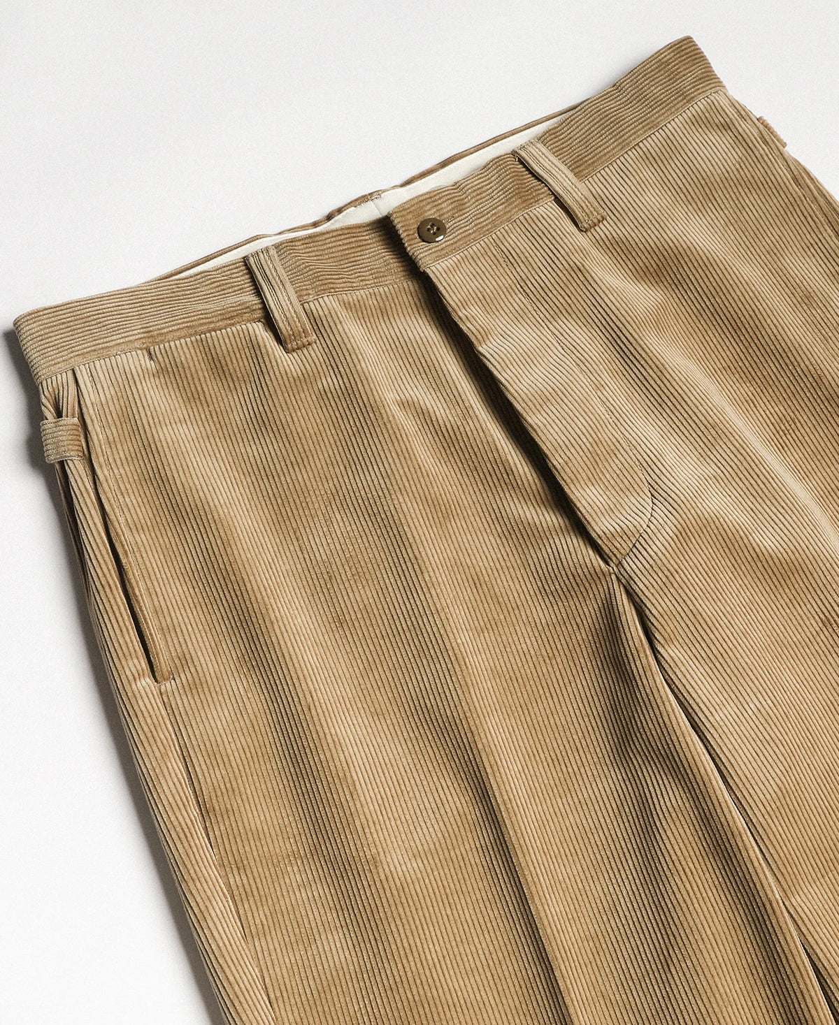 MILITORA LOT 840 9.5 WALE 1940S CORDUROY WORK PANTS - KHAKI