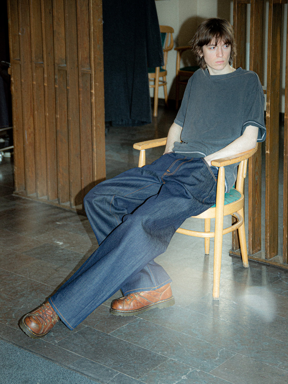 NUDIE JEANS LOUD LARRY - DRY WEIRD