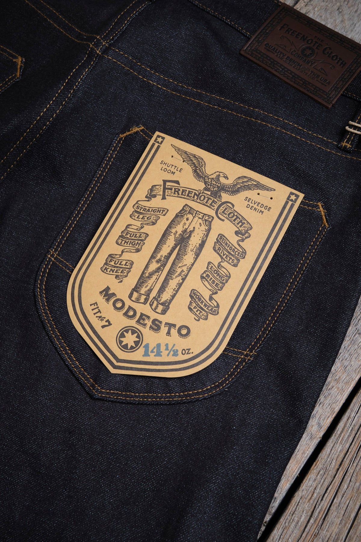 FREENOTE MODESTO WORKWEAR CUT 14.50 OUNCE - KAIHARA