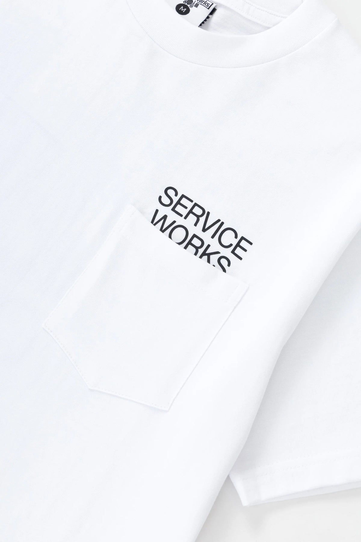 Service Works Nourish Pocket Tee — White — view 3